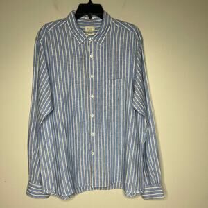 Richards RCH Richards 100% Linen Button Down Custom Fit Mens 4 / 2XL Resort Wear